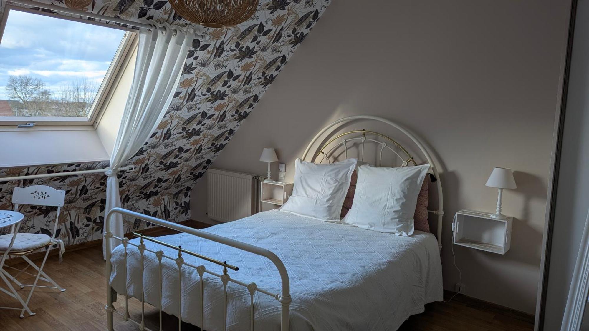 Chambre Rose Blanche Le Lude Buitenkant foto